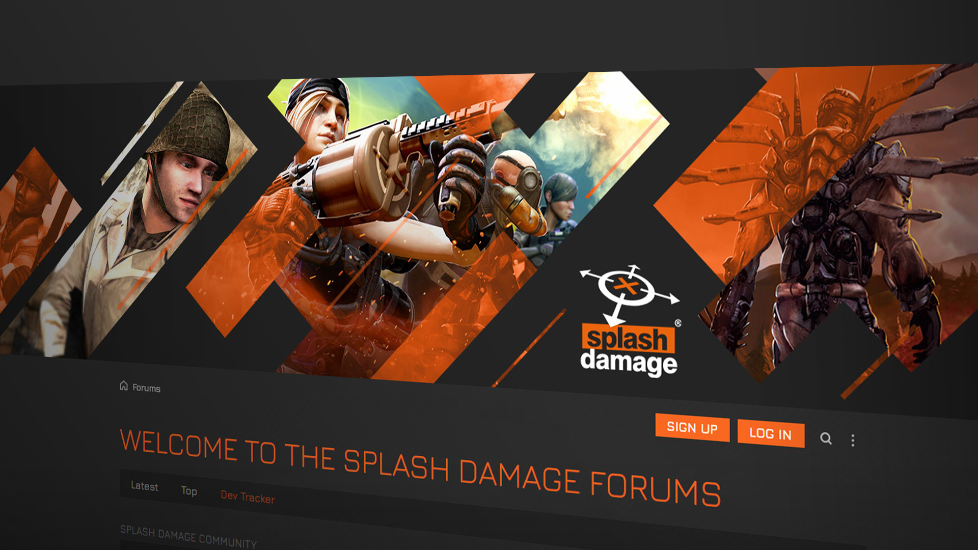 New Splash Damage Forums Splash Damage